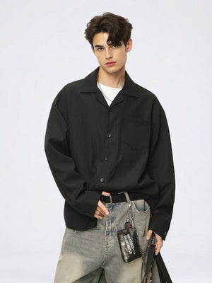 Slight Wrinkles Flax Cuban Territory Shirts