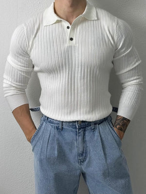 Slim-fit Knitting POLO Shirt