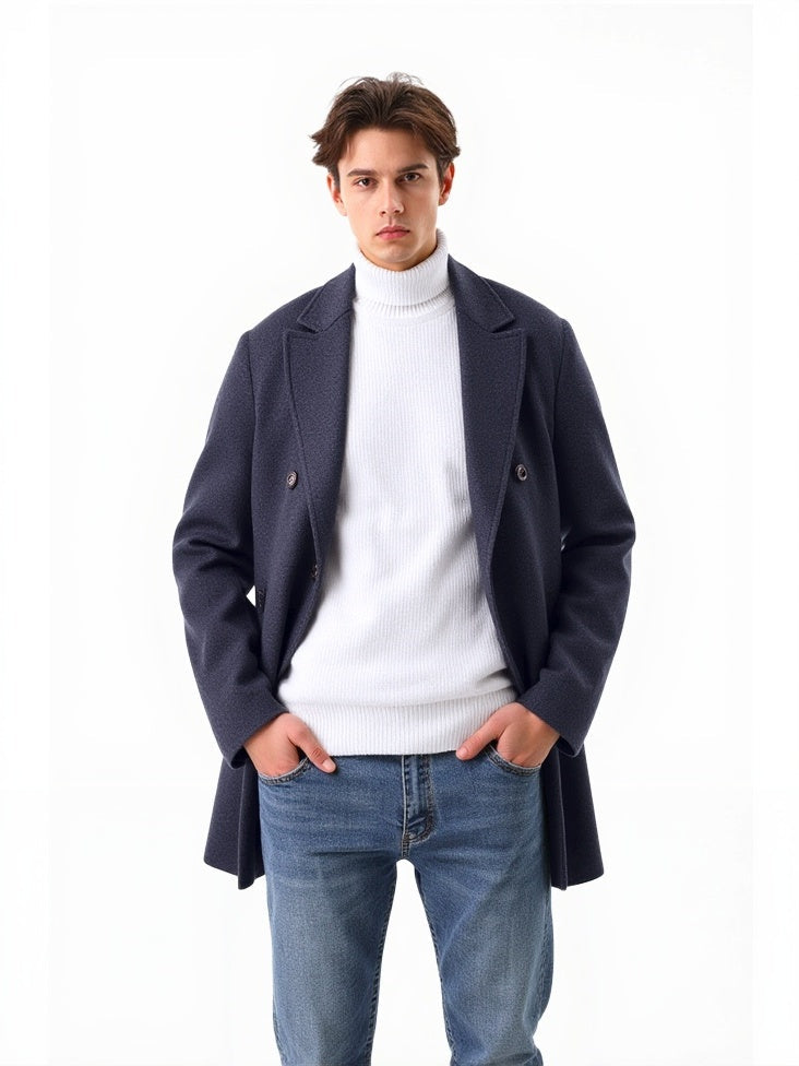 Double-breasted Long Coat