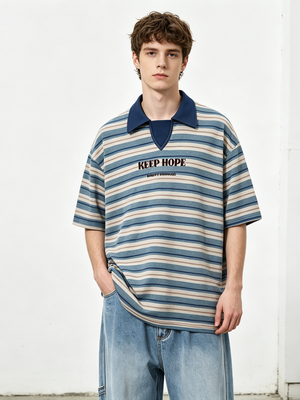 Stripes Loose-fit Ins POLO