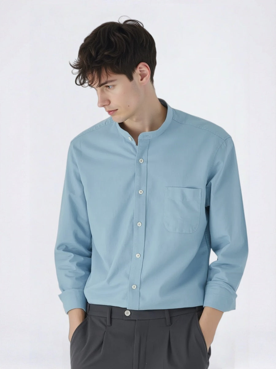 Leisure Stand Collar Shirts
