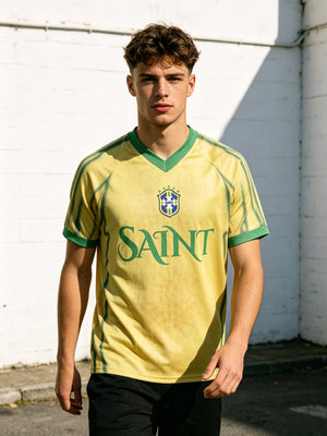 Brazil Sporty Style No. 9 Jersey Printed T-shirts