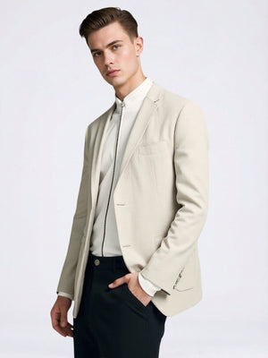 Business Single-Breasted Suit Jacket
