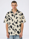 Vintage Floral Lightweight Loose-fit Shirts