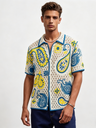 Ethnic Style Crochet Hollow Knitting Polo Shirts