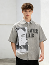 Retro Portrait Printed Shirts