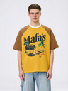 Coconut Trees Beach Distressed T-shirts