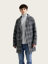 Mid-length Leisure Plaid Cotton Thickening Wool Coat