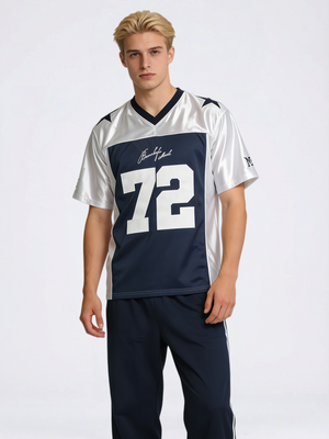 Applique Loose-fit Embroidery Letter T-shirts