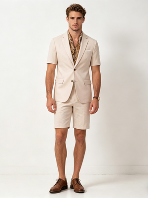 Leisure Gentleman Suit 2-piece Sets Set