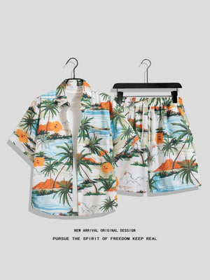 Hawaii Ins Loose-fit Beach Set 2-piece Sets
