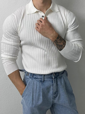 Slim-fit Knitting POLO Shirt