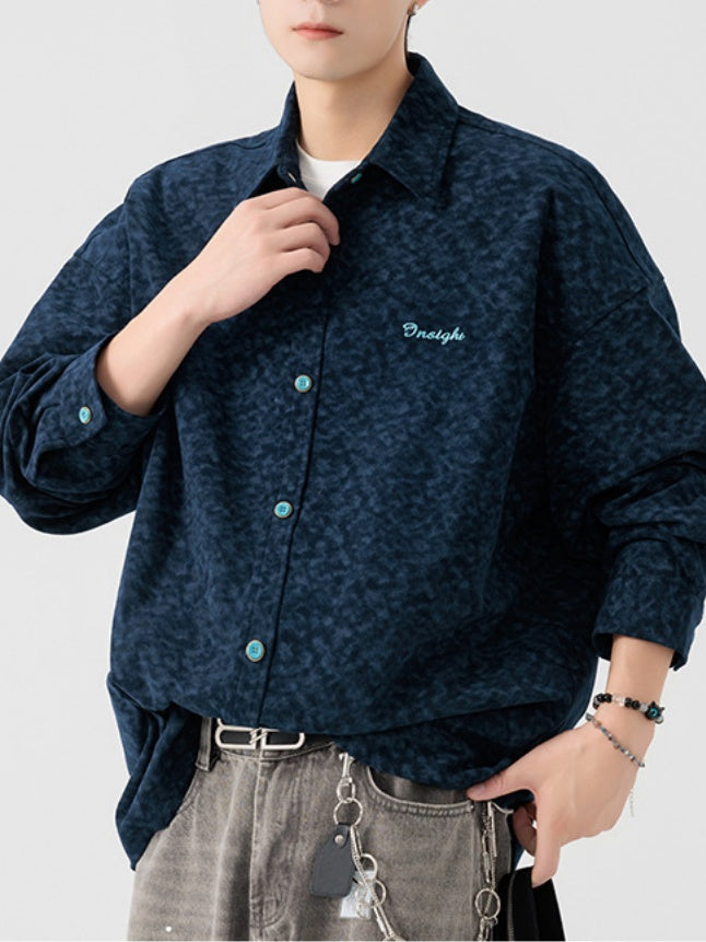 Printed Embroidery Corduroy Wear-resistant Shirts