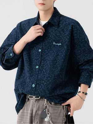 Printed Embroidery Corduroy Wear-resistant Shirts