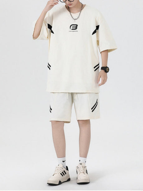 Leisure Loose-fit Sports 2-piece Sets Set