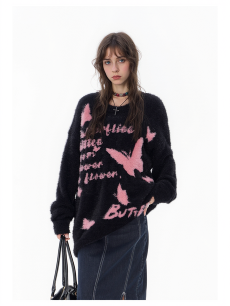 Butterfly Leisure Knitted Sweaters