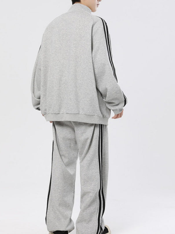 Vertical Stripes Loose-fit 2-piece Sets