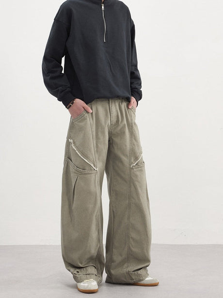 Baggy Profile Scimitar Cargo Trousers