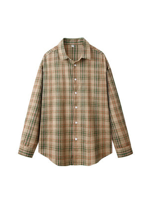 Color Matching Plaid Simplicity Shirts