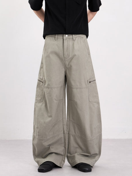 Distressed Machete Baggy Cargo Trousers