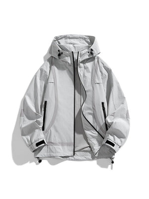 Vestes à capuche et fermeture éclair Cleanfit Patchwork