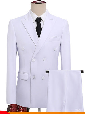 Business Slim-fit Suit Set 2-piece Sets