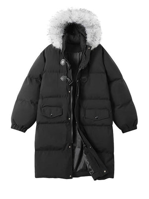 Extended Thickening Protection From Cold Keep Warm Mid-length Coat