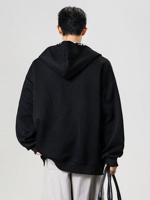 Leopard Print Patchwork Hoodies