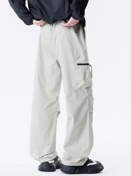 Work Clothes Loose-fit Straight-fit Pants