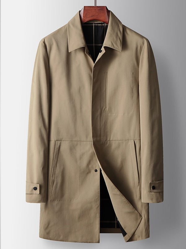Business Leisure Medium And Long Non-iron Trench Coats