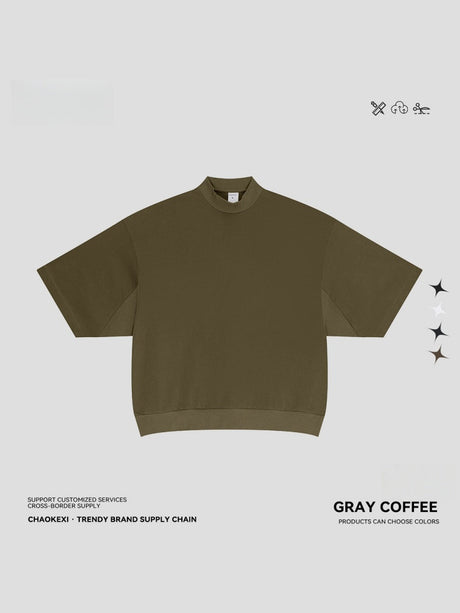 T-shirts amples BOXY de couleur unie