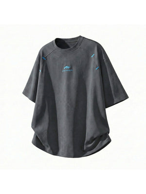 【EXPÉDITION NORMALE】T-shirts patchwork imprimés color-block