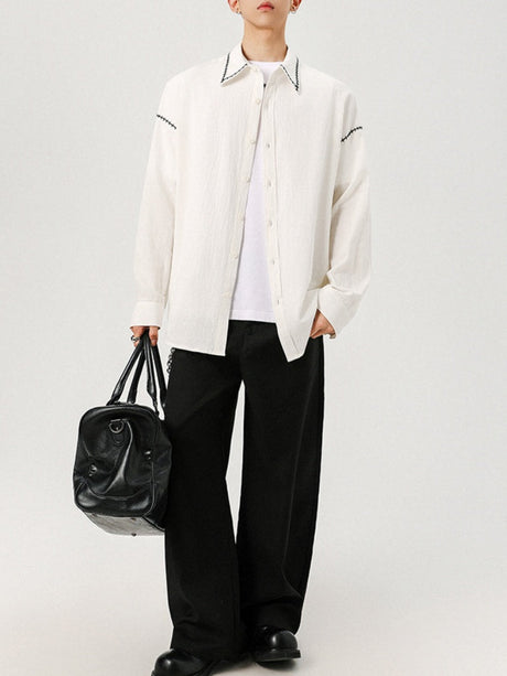 Color-blocked Shirts