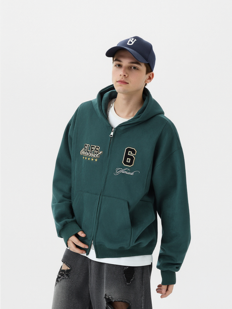 Neutral wear Embroidered Pattern Creativity Sweatshirts&Hoodies