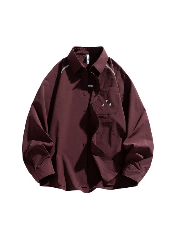 Hasselblad Line Loose-fit Color-blocked Shirts