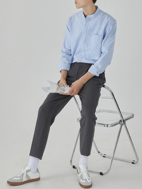 Leisure Stand Collar Shirts