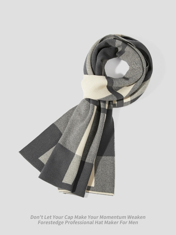 Thermoschal für Herren, dick, winddicht, wärmt den Hals bei Kälte