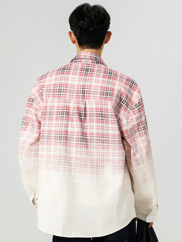 Gradient Plaid Shirts