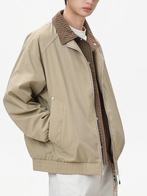 Layered-look Plaid Jackets