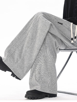 Patchwork-Jogginghose mit weitem Bein und lockerer Passform