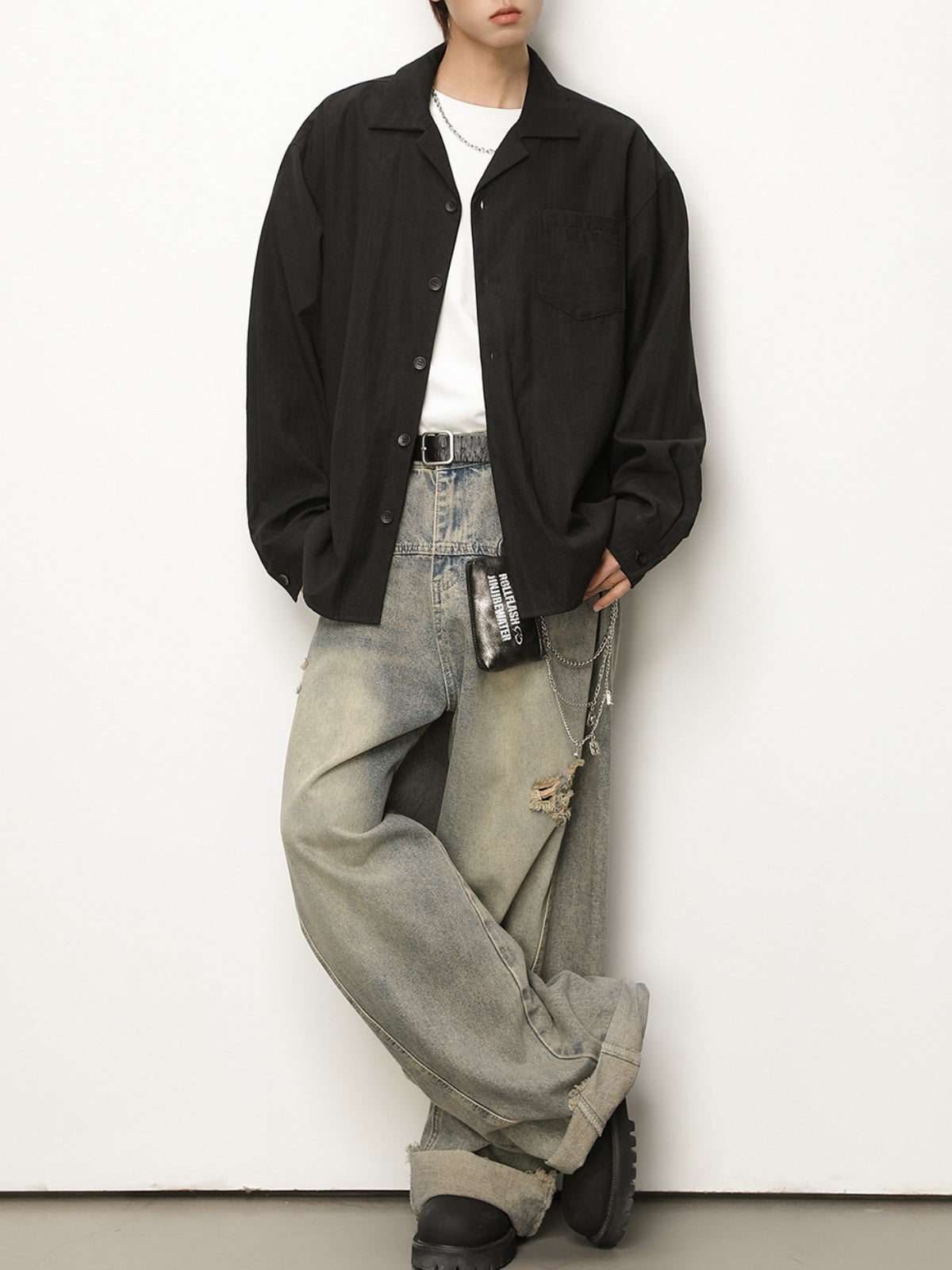 Slight Wrinkles Flax Cuban Territory Shirts