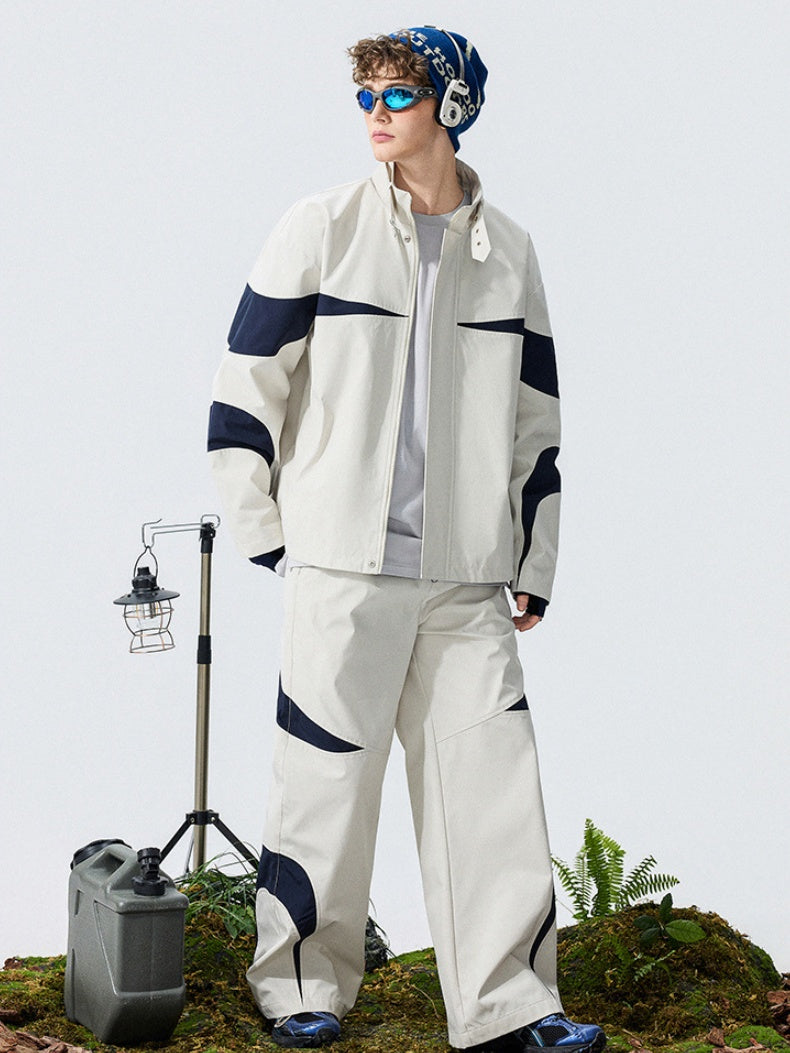 Patchwork Color-blocked 2-piece Sets