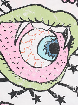 T-shirts à lettres graffiti