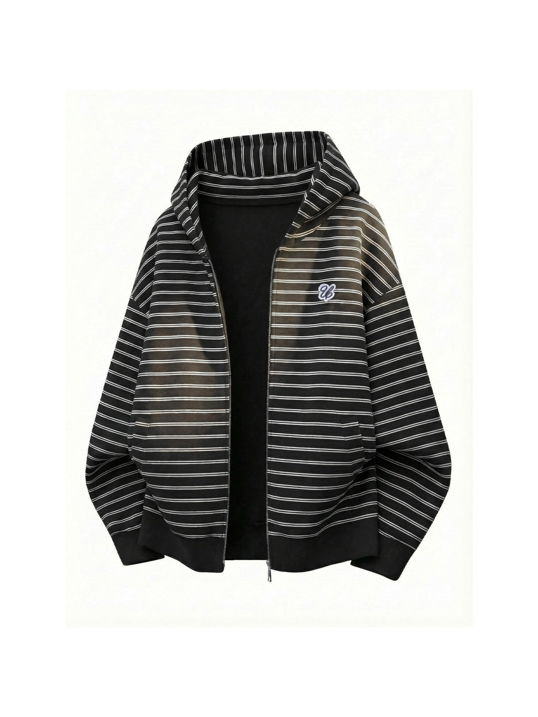 【EXPÉDITION NORMALE】Sweats à capuche carrés à rayures horizontales color-block