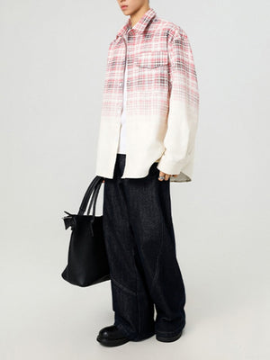 Gradient Plaid Shirts