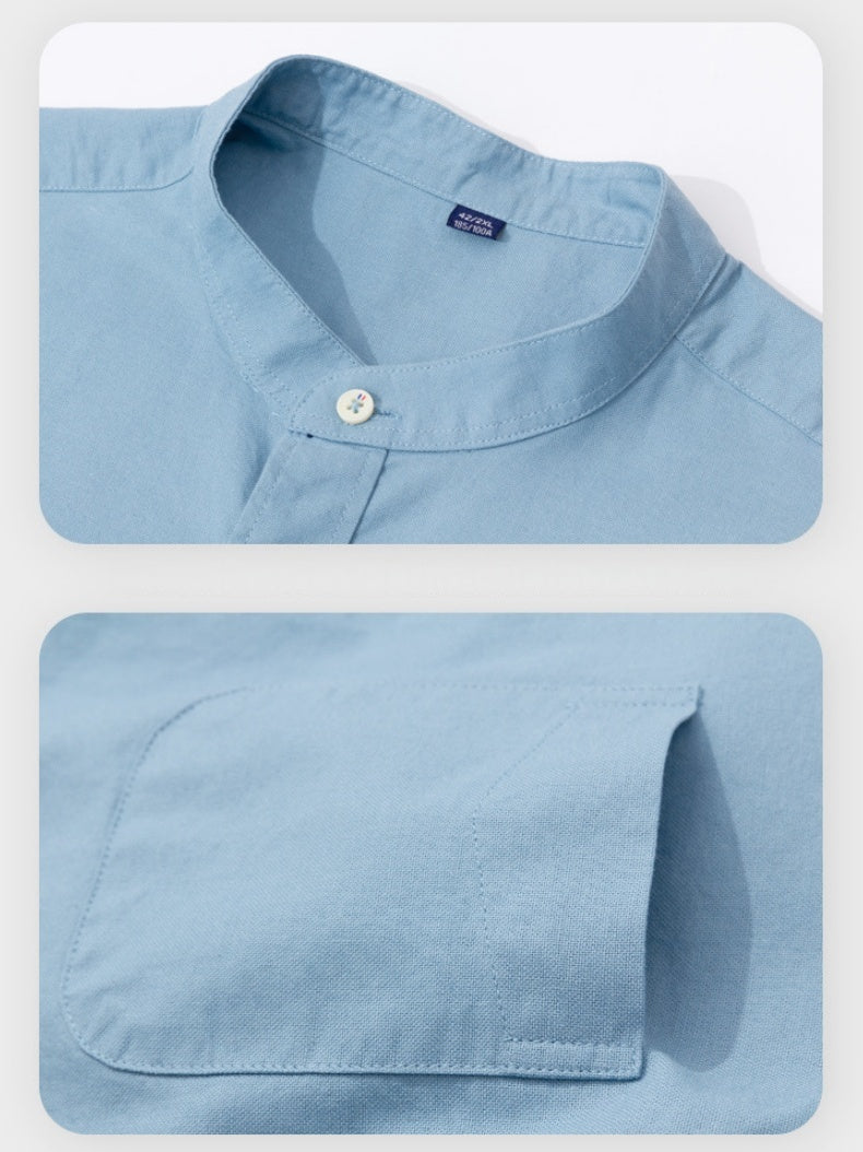 Leisure Stand Collar Shirts