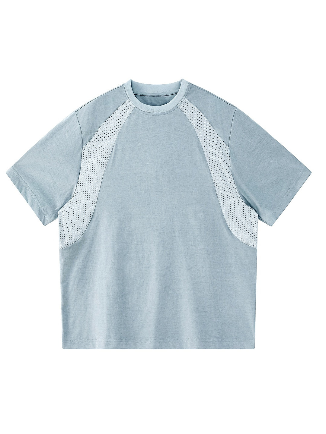 Color-blocked Patchwork Breathable Loose-fit Quick-drying T-shirts