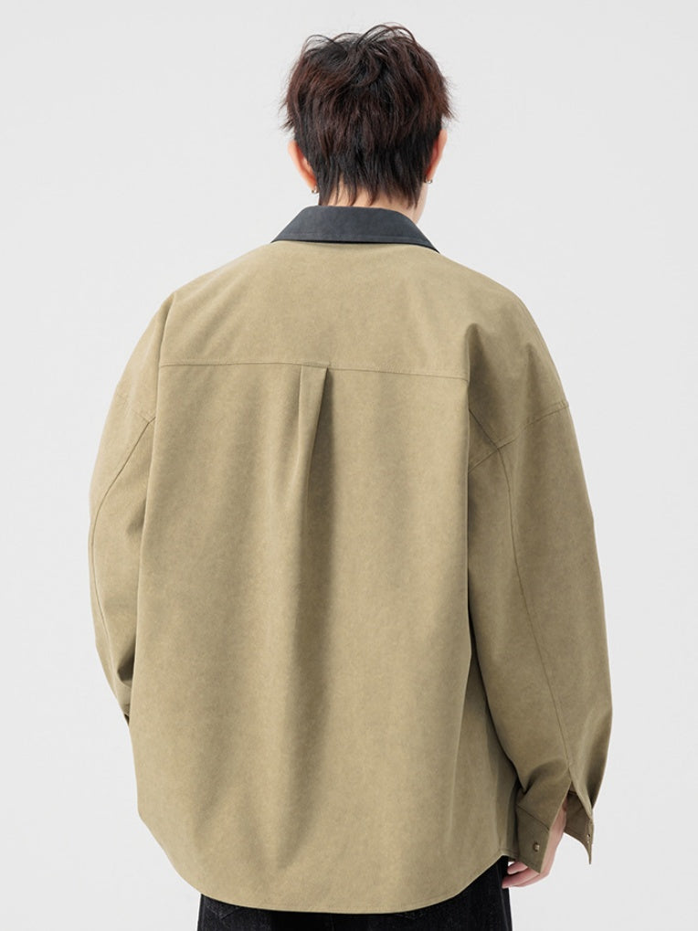 Work Clothes Loose-fit Shirts