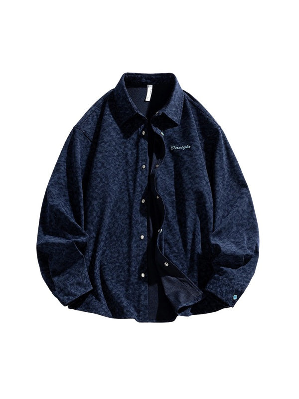 Printed Embroidery Corduroy Wear-resistant Shirts