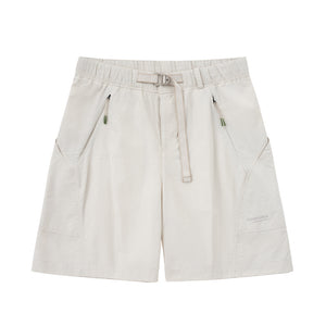 Drawstring Work Clothes Scimitar Shorts